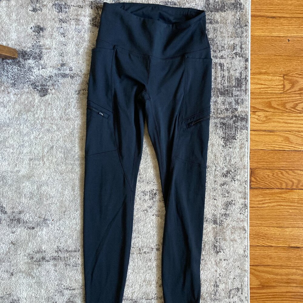 Oiselle Pockito Tights Women's Running Size 4 Black
